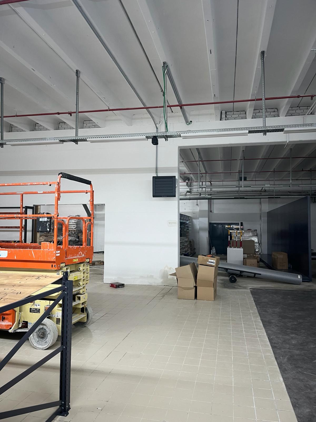 Industrieel pand ventilatie