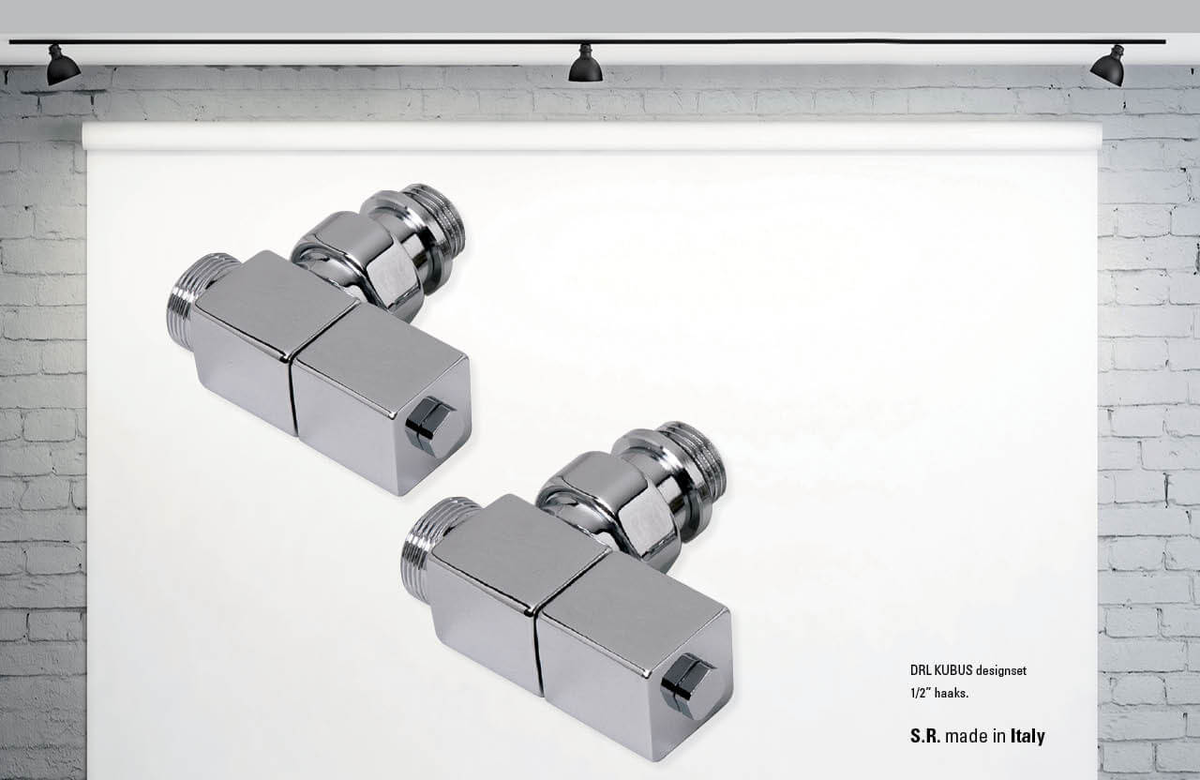 DRL Kubus designkraan chroom
